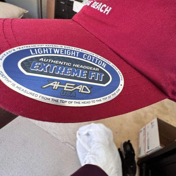 2019 U.S. Open Pebble Beach Golf Cap Red AHEAD Extreme Fit Lightweight Cotton - Picture 6 of 7